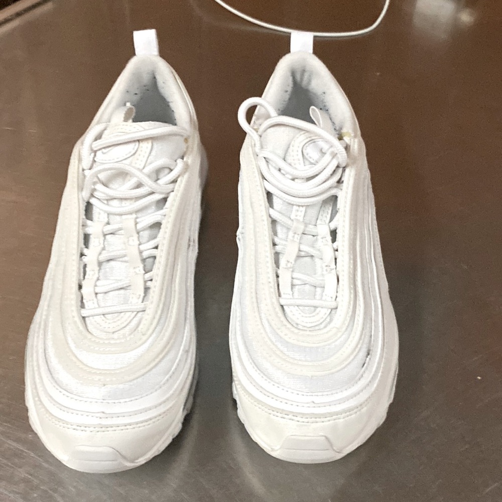 NIKE AIR MAX 97 White/white/met silver